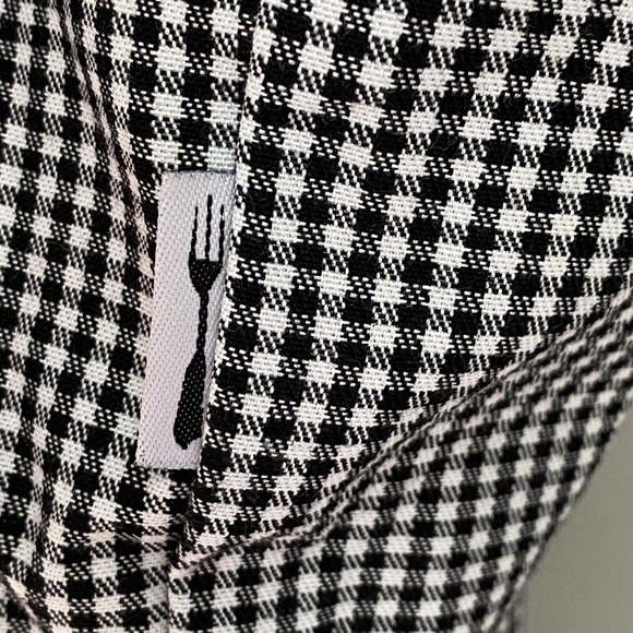 CHEF WORKS Culinary Mens Pants Black & White Check SZ 2XL Drawstring 3 pkt NWT! - Picture 5 of 12